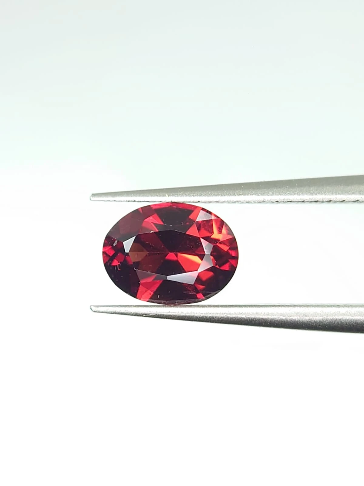 1.56ct Natural Malaya Garnet Oval Cut From Tanzania — view 2